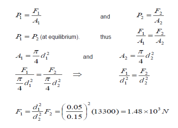 math equation relating to example above
