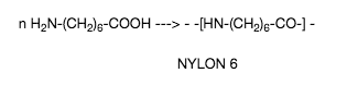 an example of this is the polymerisation of 6-aminoheptanoic acid
