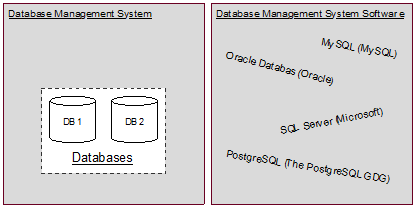 Databases and DBMS examples