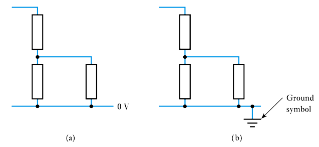 Voltage reference points diagram