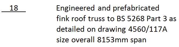 roof truss description