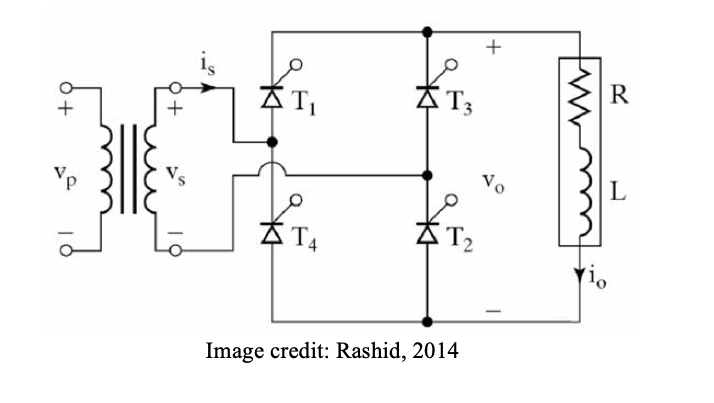 thrystor circuit diagram