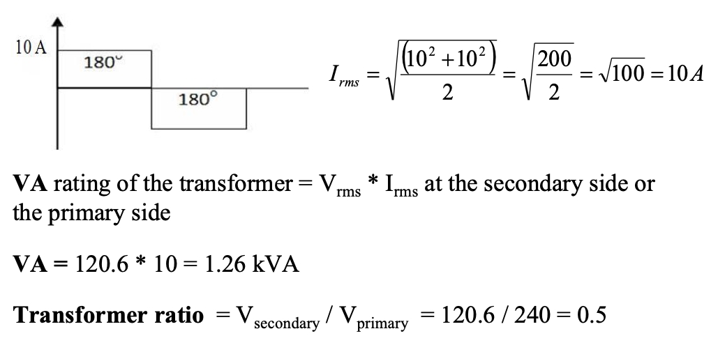 highly inductive laod current equation