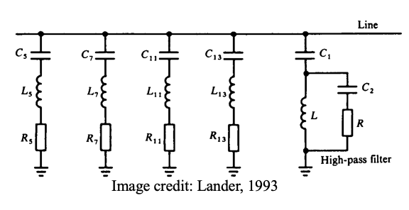 circuit diagram of ac line filter