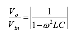 math equation of rectifier output smoothing.