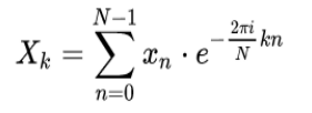 maths equation showing fourier formula