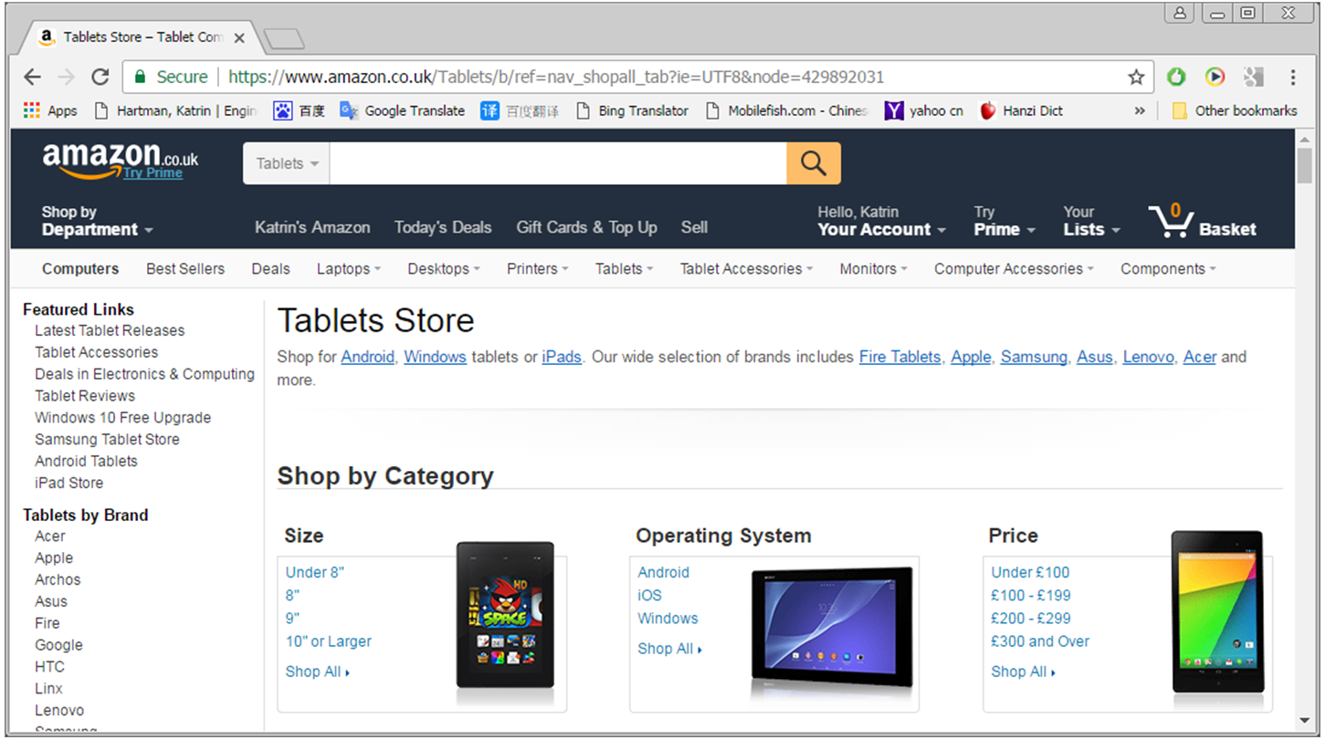 Amazon Store Screenshot