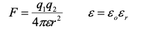  amth equation of Coulombs law