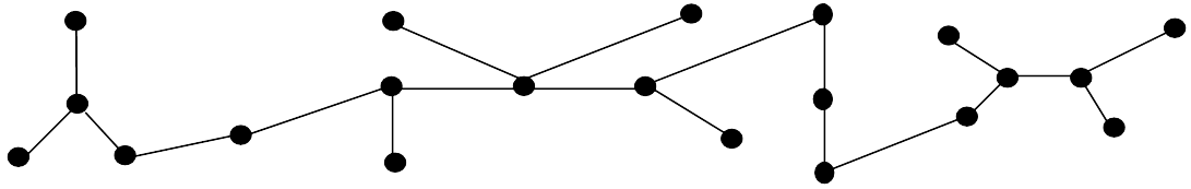 Connected Forest Graph Diagram